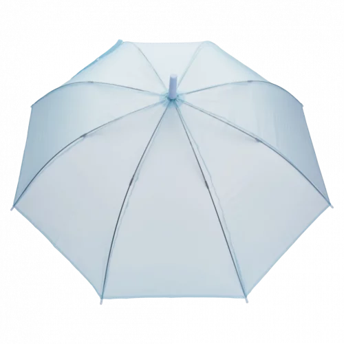 MUMUSO klassischer Regenschirm mit J-Griff in Blau – Regenschirm für Damen und Herren, groß und alltagstauglich.