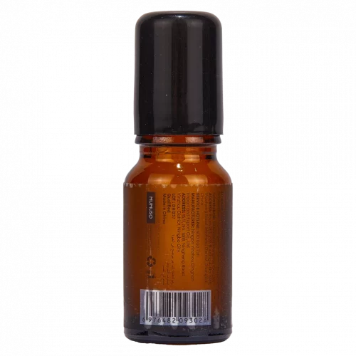 MUMUSO Roll-On-Flasche 10 ml, braun – praktische Kosmetikflasche für unterwegs, passend für ätherische Öle.