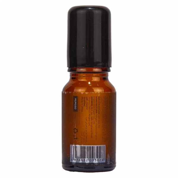MUMUSO Roll-On-Flasche 10 ml, braun – praktische Kosmetikflasche für unterwegs, passend für ätherische Öle.