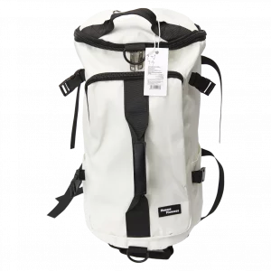 MUMUSO Rucksack aus Nylonstoff extra groß in Weiß mit vielen Fächern – Outdoor Rucksack für vielseitige Reisen und Bergsteiger.