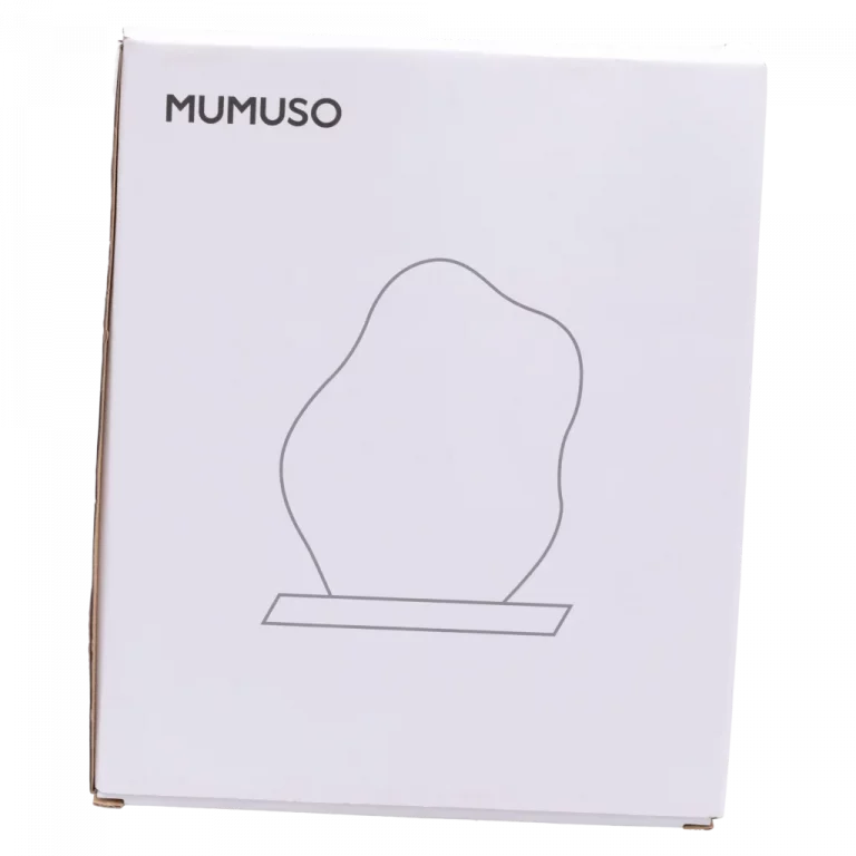 MUMUSO Schminkspiegel mit organischer Form aus PS und Holz, 19 × 24 cm – eleganter Dekospiegel für Badezimmer und Schminktisch.