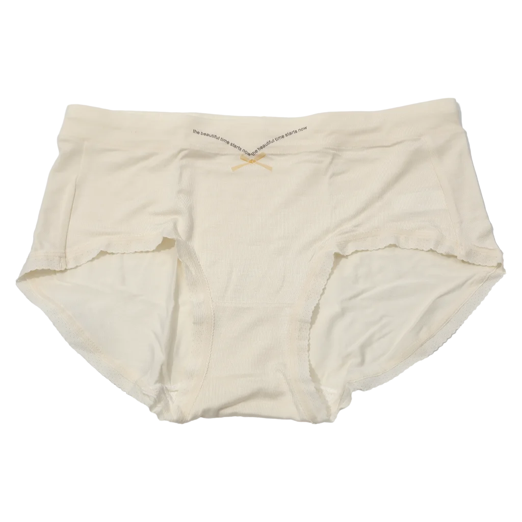 mumuso_slip_regenerierte_zellulosefaser_damen_free-size_beige_3.webp MUMUSO Slip aus regenerierter Zellulosefaser für Damen, Free Size (Beige) – hautfreundliche und bequeme Unterwäsche.