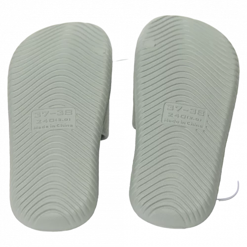 MUMUSO Slipper Damen aus EVA, Größe 39-40 (Hazy Blue) – leichte Badeslipper für Frauen, optimal für Bad und Freizeit.