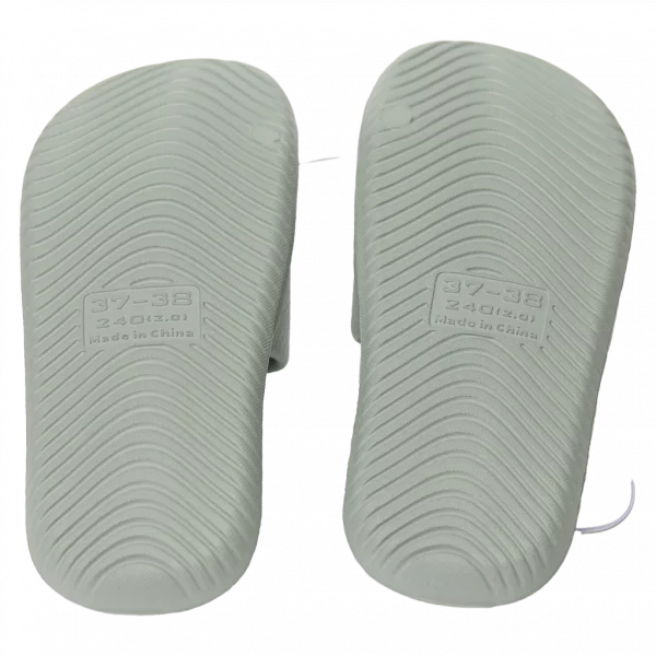MUMUSO Slipper Damen aus EVA, Größe 39-40 (Hazy Blue) – leichte Badeslipper für Frauen, optimal für Bad und Freizeit.