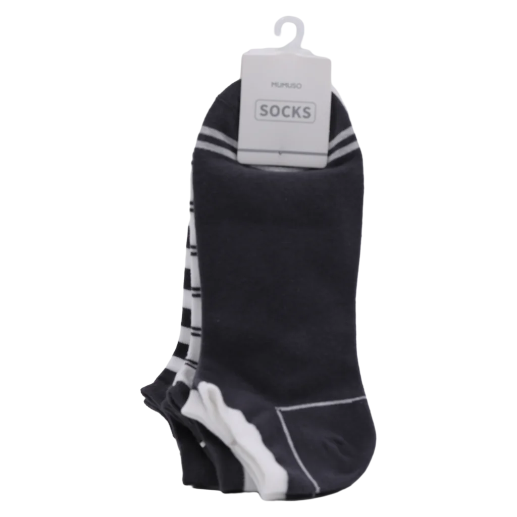 mumuso_sneakersocken_herren_baumwollmischung_grau_schwarz_weiss_3er-pack_3.webp MUMUSO Sneakersocken Herren aus Baumwollmischung, 3er-Pack in Grau/Schwarz/Weiß – kurze und bequeme Herrensocken.