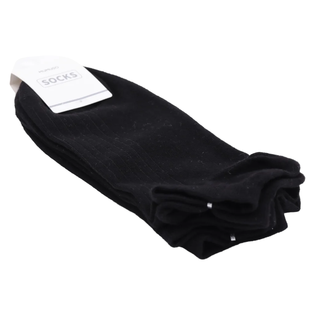 mumuso_sneakersocken_herren_baumwollmischung_schwarz_2.webp MUMUSO Sneakersocken Herren aus Baumwollmischung (Schwarz) – bequeme Herrensocken aus Baumwolle, ideal für Alltag und Freizeit.