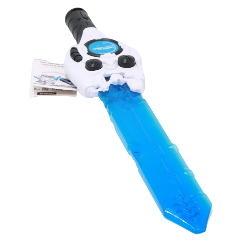 mumuso_spielzeug-schwert_licht_sound_blau.webp MUMUSO Spielzeug-Schwert mit Licht- und Soundeffekten in Blau – Kinderspielzeug für fantasievolles Rollenspiel.