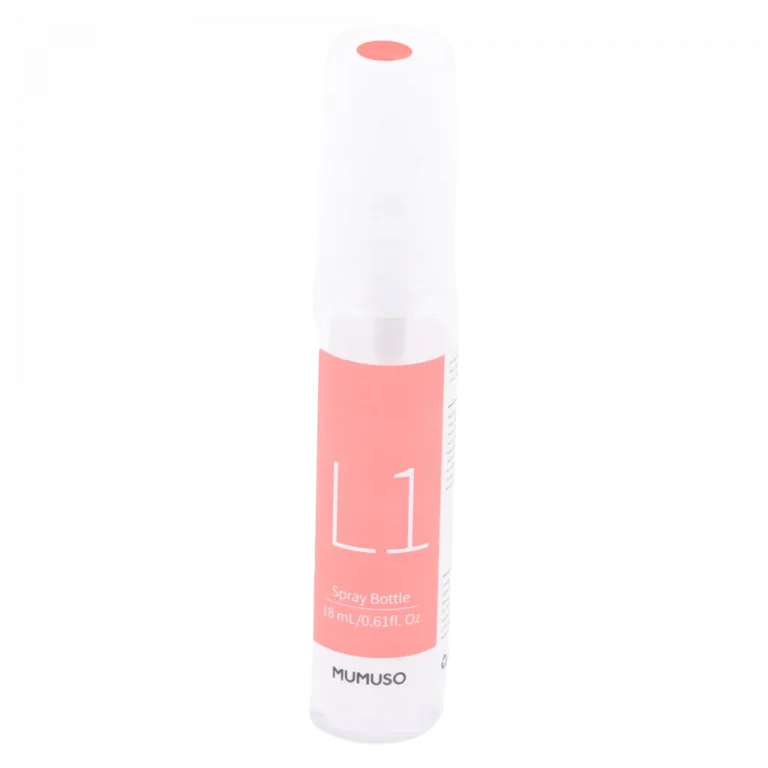 MUMUSO Sprühflasche für kosmetische Flüssigkeiten, 18 ml (Transparent) – praktische Sprühflasche für Beauty-Anwendungen unterwegs.