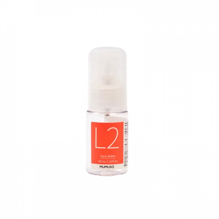 MUMUSO Sprühflasche aus PET, 30 ml – wiederbefüllbare Kosmetikflasche für Gesichtswasser, transparent, ideal für unterwegs.