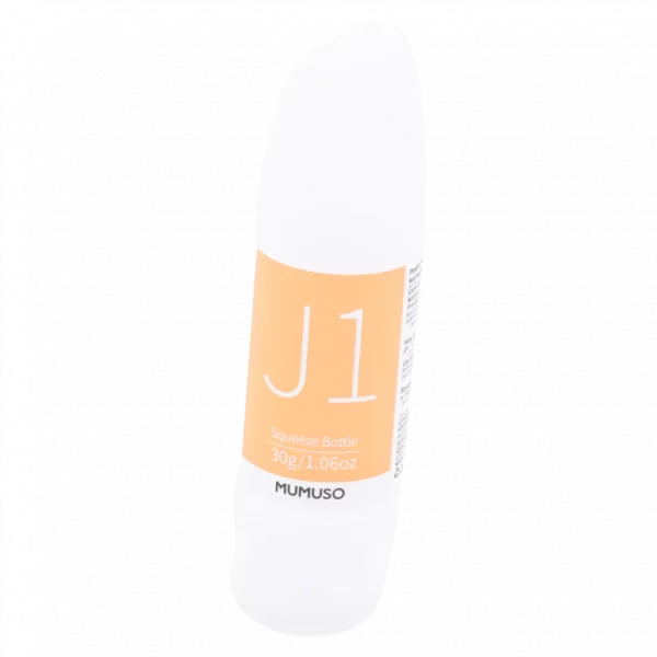 MUMUSO Squeeze-Flasche aus Kunststoff, 30 g transparent – praktischer Reisebehälter für Shampoo oder Duschgel.