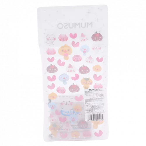 MUMUSO Sticker aus Epoxidharz mit Tier-Sticker, glänzend und mehrfarbig – ideal zum Basteln in Schule und Alltag.