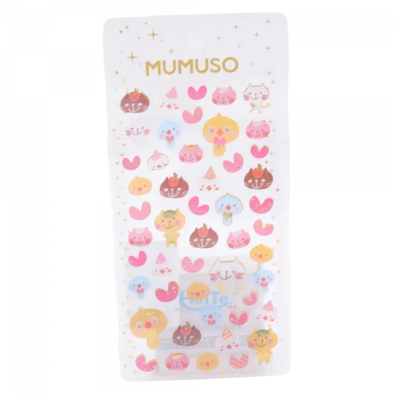 MUMUSO Sticker aus Epoxidharz mit Tier-Sticker, glänzend und mehrfarbig – ideal zum Basteln in Schule und Alltag.