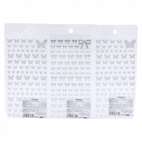 MUMUSO Sticker mit Schmetterling, irideszierend aus PVC und Epoxidharz – Schmetterlingssticker zum Basteln und Dekorieren.