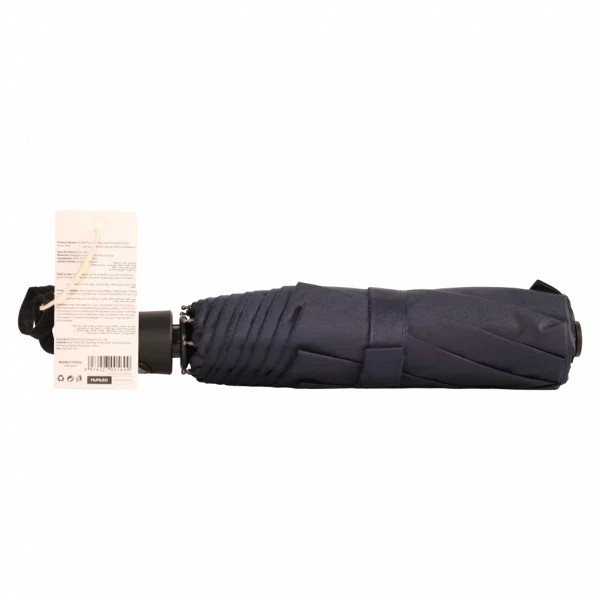 MUMUSO kompakter Taschenschirm mit Automatikfunktion, navy blau – idealer Regenschirm für unterwegs.