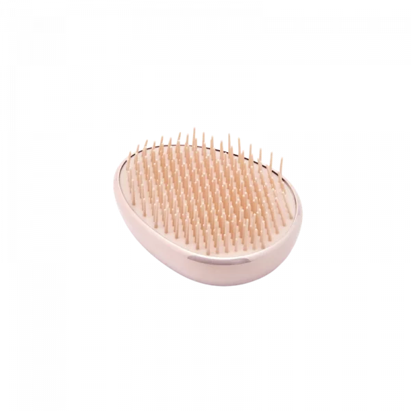 MUMUSO Massagebürste tragbar aus ABS-Kunststoff und TPEE-Elastomer, rosa – praktische Kopfhautmassage für unterwegs.