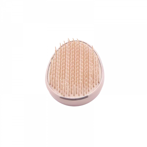 MUMUSO Massagebürste tragbar aus ABS-Kunststoff und TPEE-Elastomer, rosa – praktische Kopfhautmassage für unterwegs.