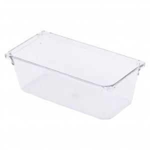 MUMUSO transparente Aufbewahrungsbox aus PET, 380 ml – praktische Haushaltsaufbewahrung für Kleinteile.