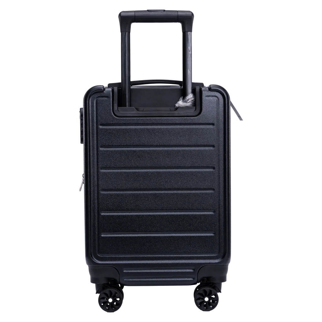 mumuso_trolleykoffer_20zoll_family_schwarz_2.webp MUMUSO Trolleykoffer 20 Zoll mit Family-Print in Schwarz – leichter Handgepäck Koffer für Flugreisen und Kurztrips.