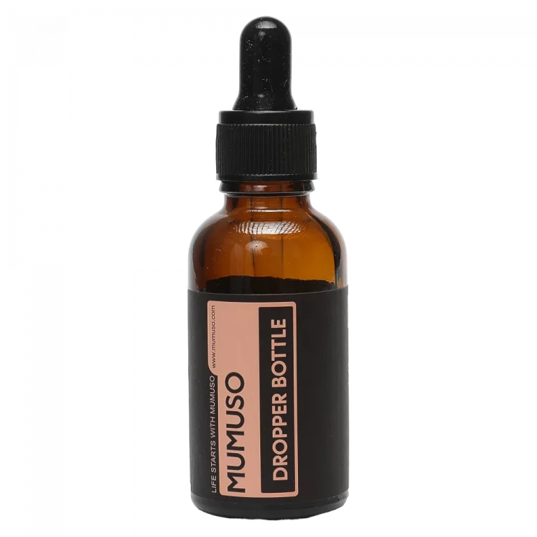 MUMUSO Tropfflasche mit Pipette, 30 ml (braun) für Serum oder ätherische Öle – vielseitige Dosierflasche für Kosmetik.