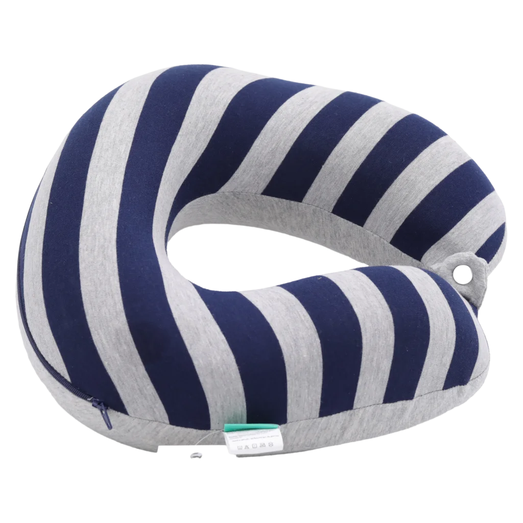 mumuso_u-foermiges_nackenkissen_memory-schaum_streifen_navy-blau.webp MUMUSO U-förmiges Nackenkissen mit Memory-Schaum, Streifenmuster in Navy Blau – bequemes Reisekissen für Erwachsene.