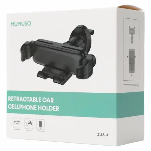 MUMUSO verstellbare magnetische Handyhalterung für das Auto aus ABS in Schwarz – praktische Kfz Handyhalterung mit Magnetfunktion.
