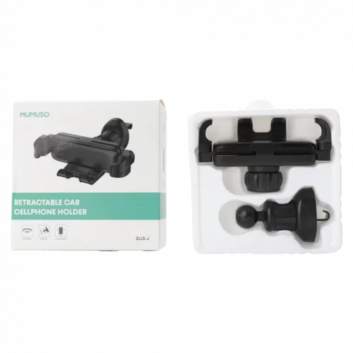 MUMUSO verstellbare magnetische Handyhalterung für das Auto aus ABS in Schwarz – praktische Kfz Handyhalterung mit Magnetfunktion.