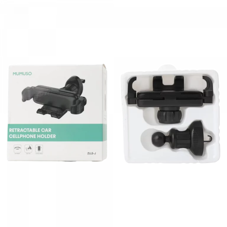 MUMUSO verstellbare magnetische Handyhalterung für das Auto aus ABS in Schwarz – praktische Kfz Handyhalterung mit Magnetfunktion.