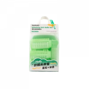 MUMUSO Volumen-Lockenwickler-Set aus Polypropylen und Nylon, hellgrün – Lockenwickler für flexibles Haarstyling.