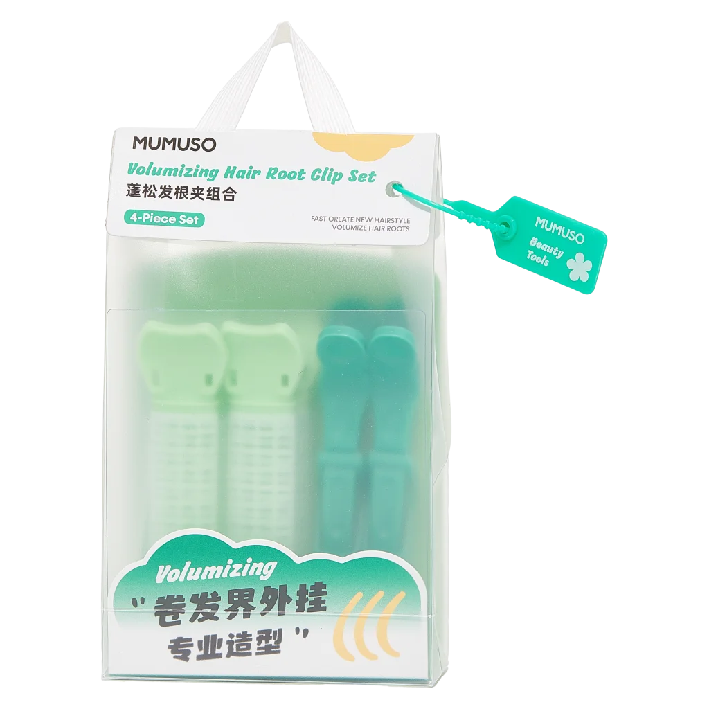 MUMUSO Volumen Haarwurzel-Clip Set aus Kunststoff für Haarstyling, Haarclip in Mint – praktisches Haarstyling Tool.
