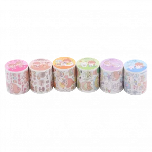 MUMUSO Washi Tape mit Lovely Girl, rosa, dekoratives Deko Klebeband für Scrapbooking und kreatives Basteln.