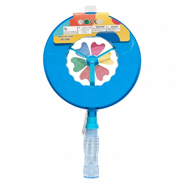 MUMUSO Seifenblasenspielzeug mit Windrad-Form aus PP, Kunststoff, rosa – Outdoor Kinderspielzeug für Garten und Park.