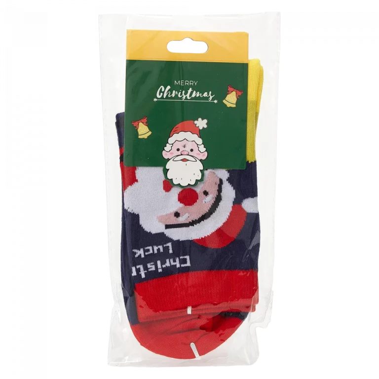 MUMUSO Damen Wintersocken in Rot mit Schneemann, bequeme Weihnachtssocken für kalte Tage und festliche Stimmung.