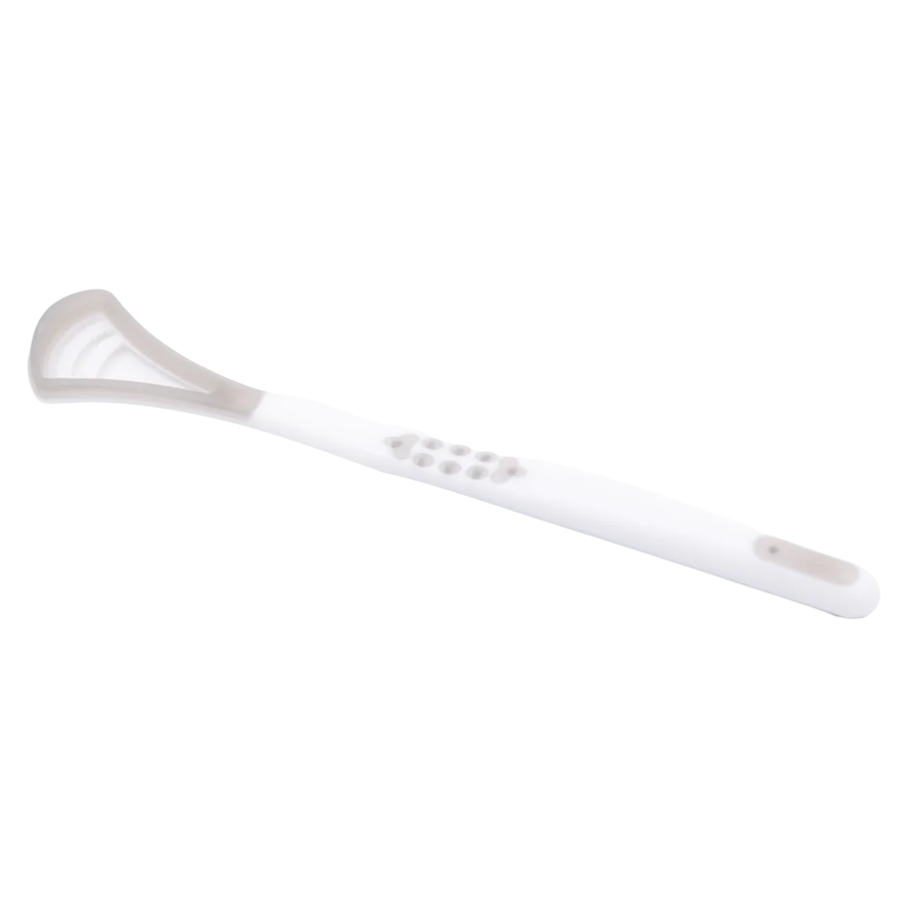 mumuso_zungenreiniger_kunststoff_rutschfester-griff_grau_2.webp MUMUSO Zungenreiniger aus Kunststoff (Grau) mit rutschfestem Griff – effektives Mundhygiene-Tool für Erwachsene.