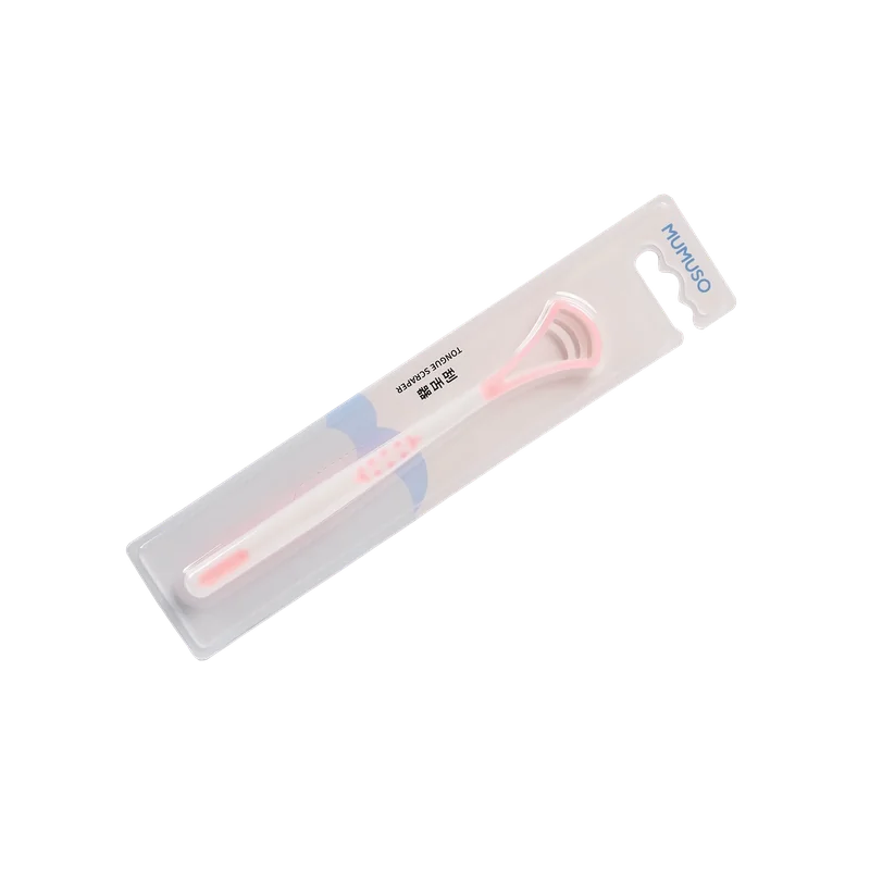 mumuso_zungenschaber_kunststoff_rosa_3.webp MUMUSO Zungenschaber aus Kunststoff (Rosa) zur Zungenreinigung – effektive Mundhygiene für frischen Atem im Alltag.
