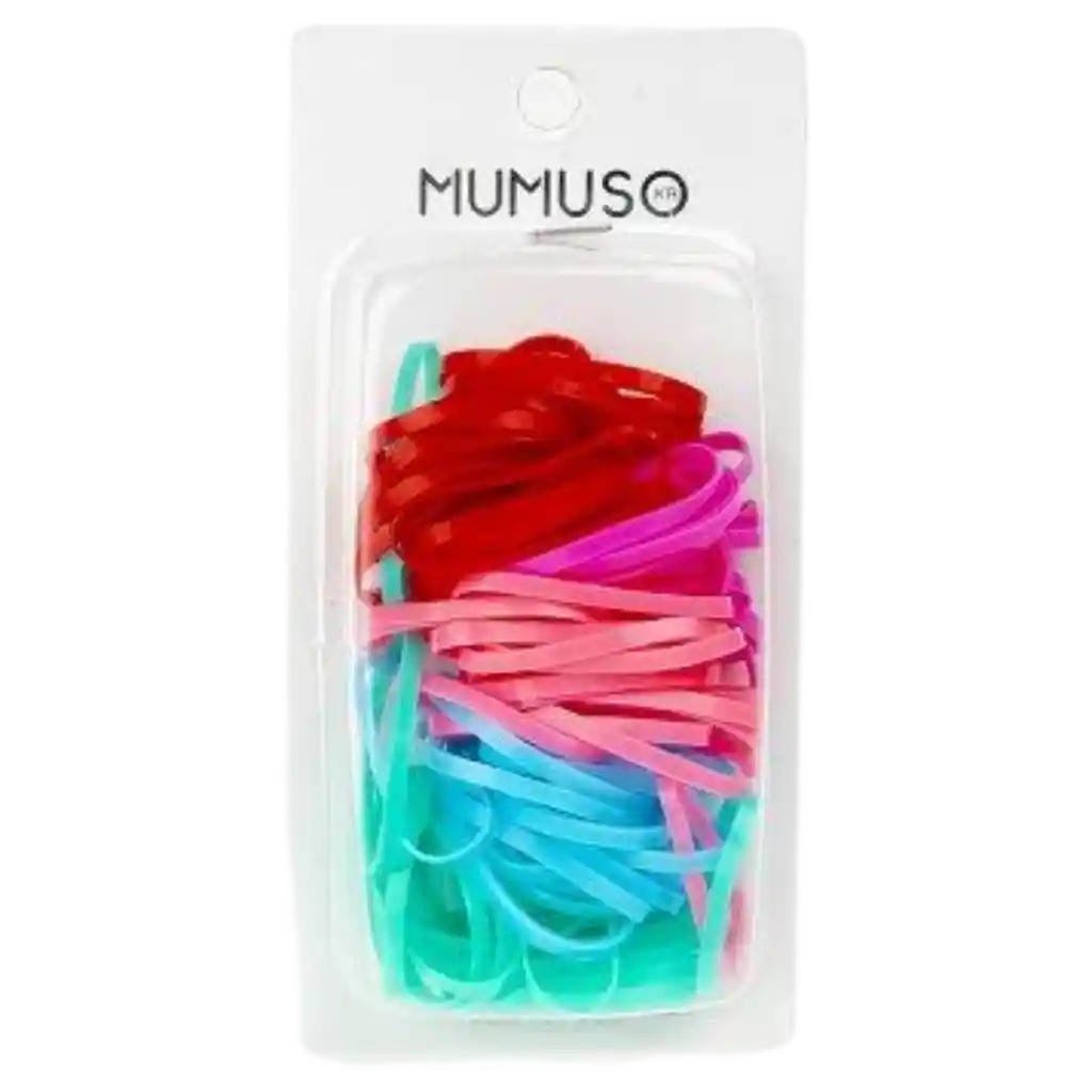 8802601004140.webp Haargummi-Set aus Gummi für alltägliche Stylings (Rot/Pink/Türkis)