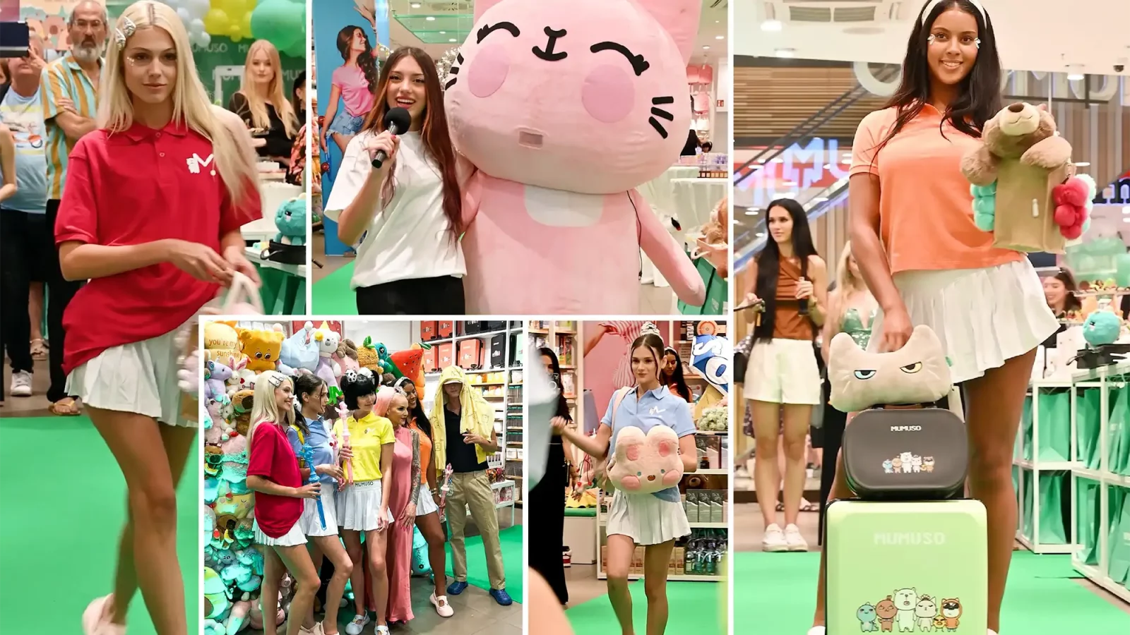 Collage Mumuso Walk zur Fashionweek Berlin