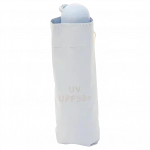 MUMUSO 5-Falt Sonnenschirm (Blau) mit UV-Schutz UPF50+ – stabil und ideal für sonnige Tage im Freien.