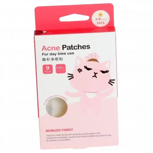 MUMUSO Akne-Patches für den Tag, 9 Stück – unsichtbare Hydrocolloid-Pflaster zur Behandlung von Hautunreinheiten.