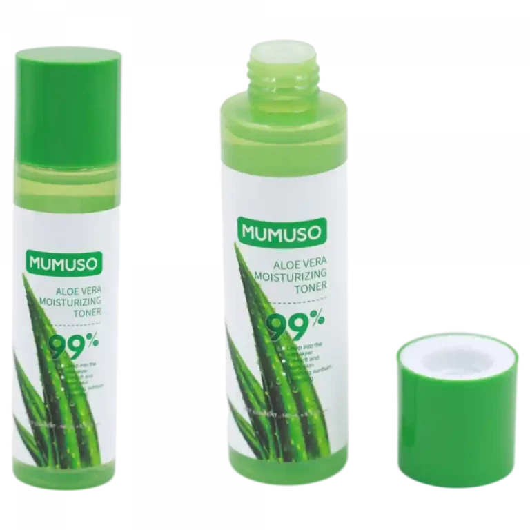 MUMUSO Aloe Vera Moisturizing Toner, 197 ml (Grün) – feuchtigkeitsspendendes Gesichtswasser für die tägliche Pflege.