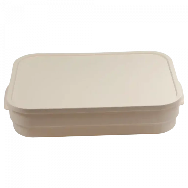 MUMUSO Aufbewahrungsbox L aus PP (Beige) – ideal für die Organisation von Kleidung und Haushaltsgegenständen.