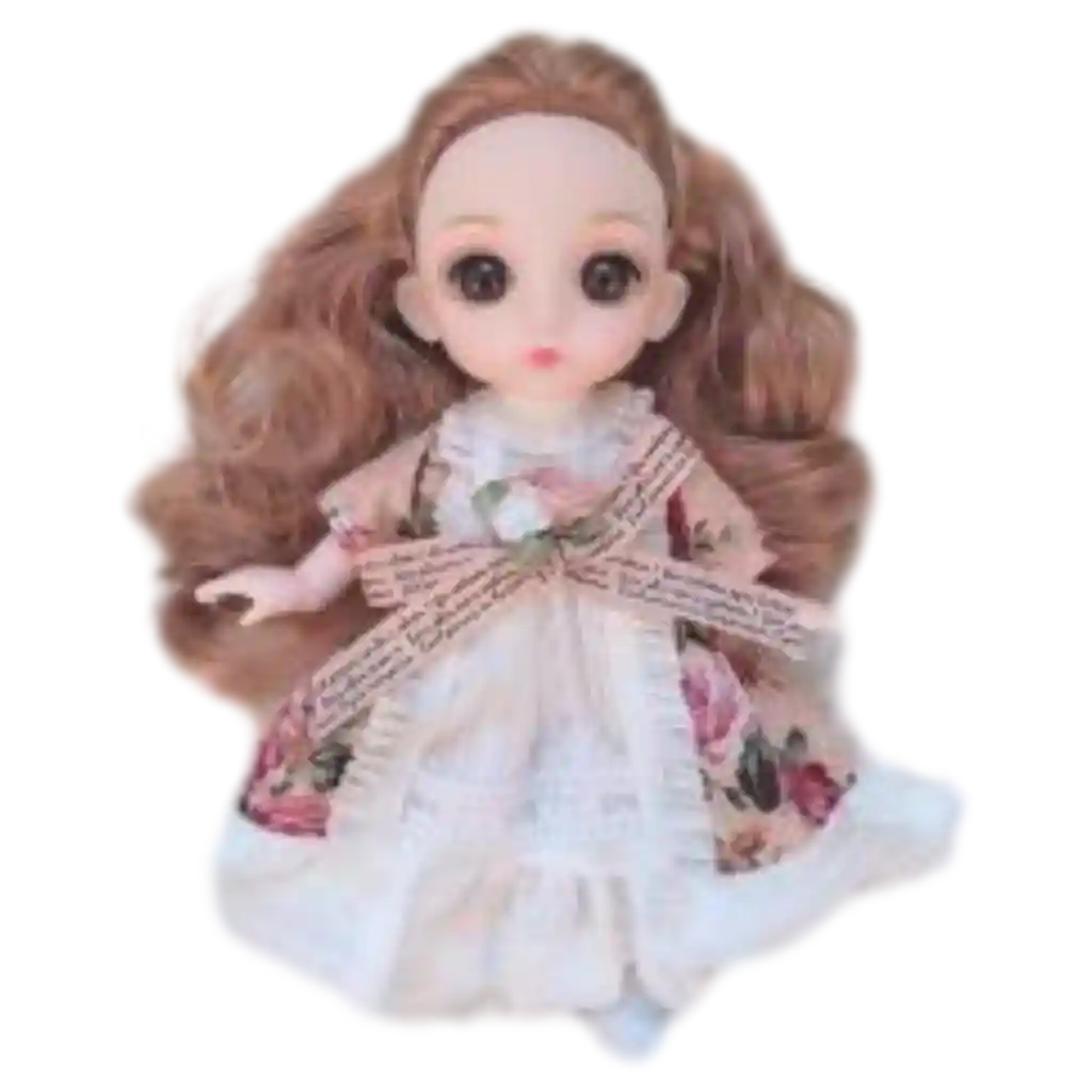 mumuso_ball-jointed_puppe_15cm_blumenkleid.webp MUMUSO 15 cm große Ball-Jointed Puppe mit Schlüsselanhänger, aus PVC (Blumenkleid) – perfektes Spielzeug für Kinder.