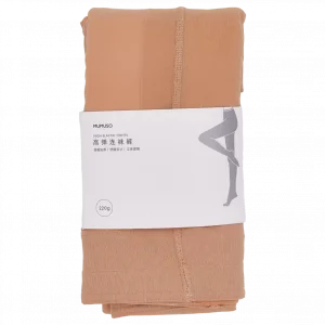 MUMUSO bequeme beige Strumpfhose (220G) – ideal für den Alltag.