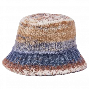 MUMUSO Bucket Hat in Blau, aus Wolle und Acryl – modischer Kopfschutz für jede Gelegenheit.