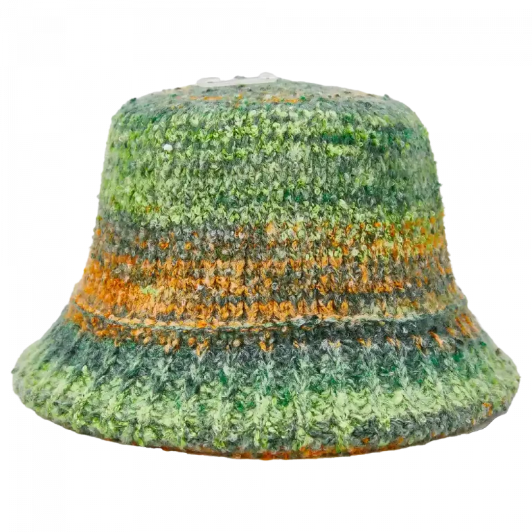 MUMUSO Bucket Hat in grün mit Farbverlauf – perfekte Kopfbedeckung für lässige Outfits.