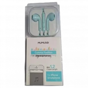 MUMUSO bunte In-Ear Kopfhörer (Blau) aus ABS und TPE, ideal für den mobilen Einsatz.
