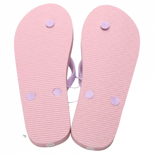 MUMUSO Damen Flip-Flops (Pink, Größe 40-41) – bequeme Sommerschuhe mit niedlichem Bärenmotiv.