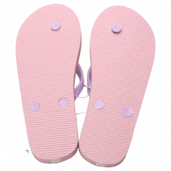 MUMUSO Damen Flip-Flops (Pink, Größe 40-41) – bequeme Sommerschuhe mit niedlichem Bärenmotiv.