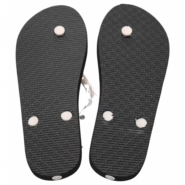 MUMUSO Damen Flip-Flops (Schwarz/40-41) mit niedlichem Bärenmotiv – ideal für den Sommer.