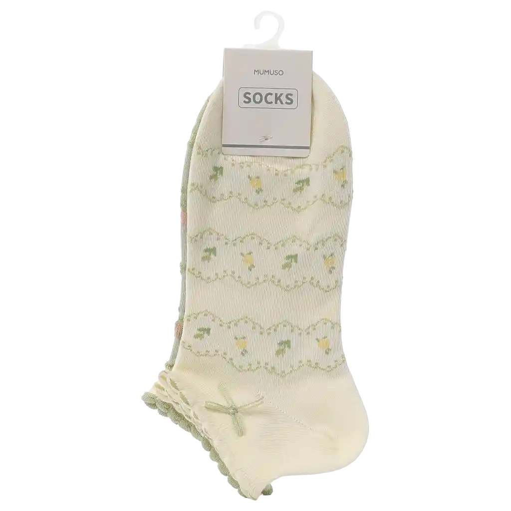 mumuso_damen_socken_blumenmuster_gruen.webp MUMUSO Damen Socken mit Blumenmuster (Grün) – bequeme und modische Socken für jeden Tag.