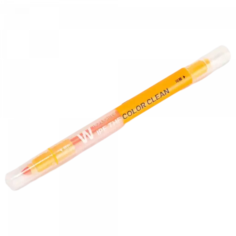 MUMUSO doppelseitiger fluoreszierender Marker in orange – ideal für Schule oder Büro.